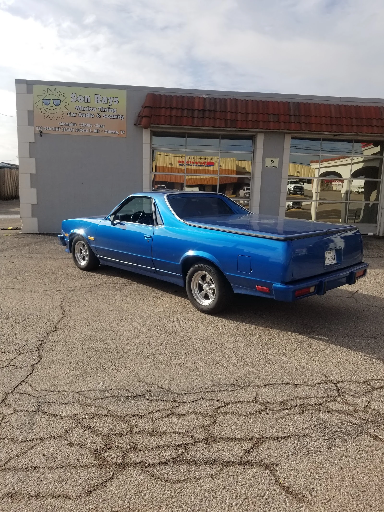 Custom truck tint work by Son Rays in Odessa, TX